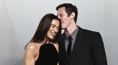 LOS ANGELES, CALIFORNIA - MARCH 15: (L-R) Dua Lipa and Callum Turner attend the 2026 Vanity Fair ...