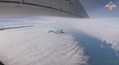 Os Tu-95MS voaram por cerca de 10 horas, escoltados por caças SU-30SM  • Ministério de Defes...