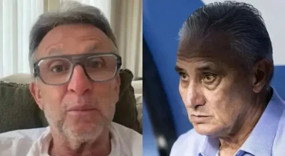 Craque Neto detona Tite  • Reprodução instagram @radiocraqueneto / Gustavo Aleixo - Cruzeiro
