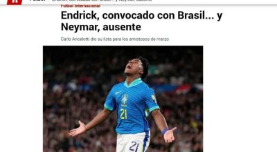 Capa do Marca destaca convocação de Endrick  • Reprodução / Marca