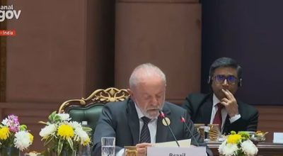 Lula discurso em cúpula de IA na Índia  • Reprodução/Canal Gov