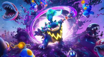O mundo criado por Bowser é muito diferente nos games. Imagem: Divulgação/Nintendo