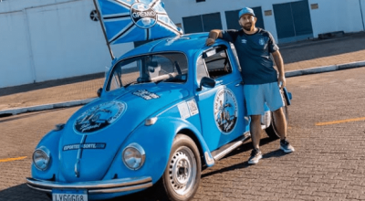 Torcedor irá até os EUA de fusca para ver jogos da Copa 2026  • Reprodução / Redes Sociais