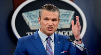 Secretário de Defesa dos EUA, Pete Hegseth