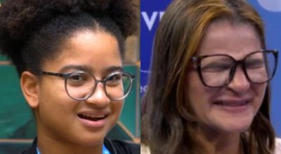 1 de 1 bbb26-veja-o-momento-em-que-milena-reencontra-a-mae - Foto: Reprodução/TV Globo.