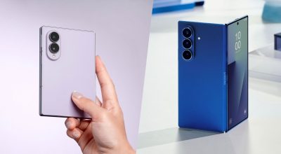 Galaxy Z Fold 8 será vendido em branco, preto e um tom levemente rosado e esverdeado (Imagem: Sa...