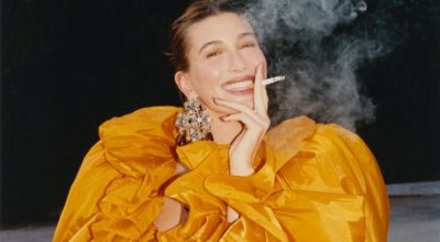 Hailey Bieber aparece em campanha controversa segurando cigarro