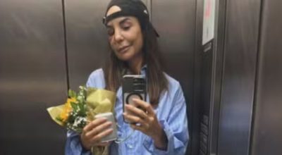Ivete realizou a cirurgia no domingo, 1º, após sofrer uma queda em casa e quebrar dois ossos na...