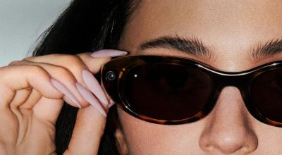 Os óculos inteligentes Ray-Ban Meta. (Imagem: Divulgação/Meta)