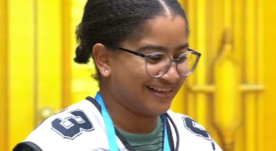 1 de 1 Milena é a vencedora da 8ª Prova do Anjo do BBB 26 - Foto: Reprodução/BBB