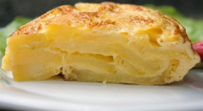 1 de 1 fatia de omelete de batata - Foto: Reprodução