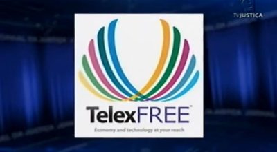 Merill e Wanzeler quando a Telexfree patrocinou um time brasileiro de futebol, já no fim do esqu...