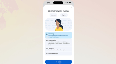 As conversas traduzidas também são mostradas em texto na tela do smartphone. (Imagem: Google/Di...